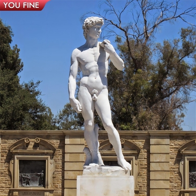 Factory High Quality Life Size Western Greek Figure Muscle Man Marble Statue