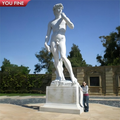 Factory High Quality Life Size Western Greek Figure Muscle Man Marble Statue