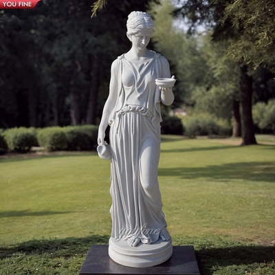Park Decor Outdoor Marble Egg Sculpture