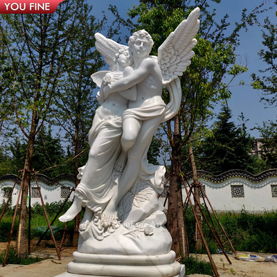 Outdoor Garden Stone Exquisite Goddess Marble Sculpture Human Size