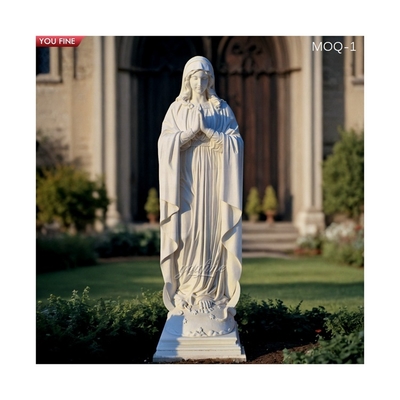 Classical Hand Carved Marble Mother Teresa Marble Sculpture