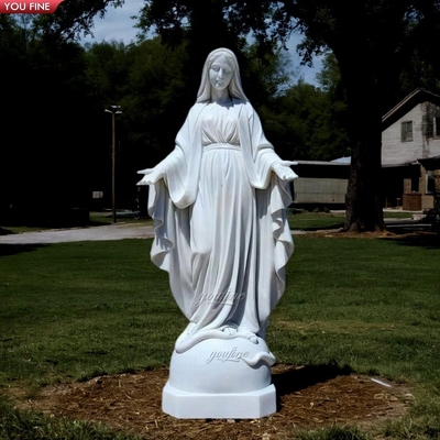 Classical Hand Carved Marble Mother Teresa Marble Sculpture