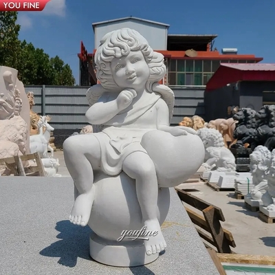 Custom Life Size Cherub Marble Statue Figure Statue