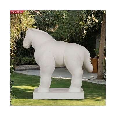 Outdoor Decoration Marble Fat Lady Statue for Sale