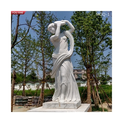 Outdoor Garden Marble Human Figure Sculpture