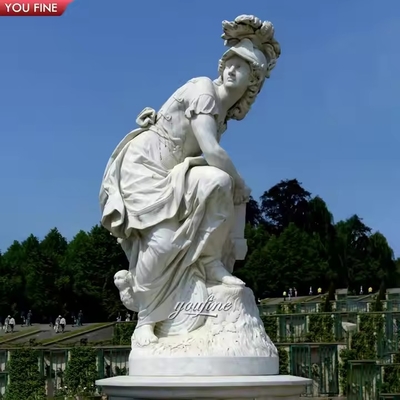 Custom Outdoor Lawn Marble Sitting Man Statue