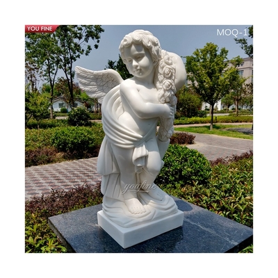 Outdoor Garden Marble Angel Child Statue Sculpture