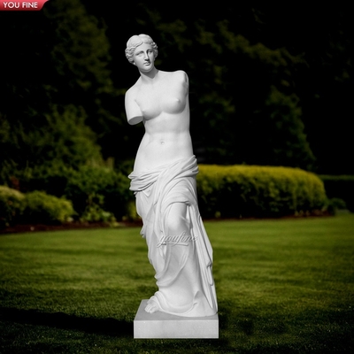 Custom Outdoor Lawn White Marble Statue of Aphrodite