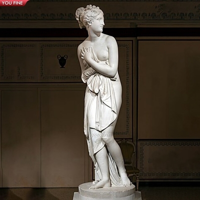 Custom Outdoor Lawn White Marble Statue of Aphrodite