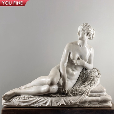 Custom Outdoor Lawn White Marble Statue of Aphrodite