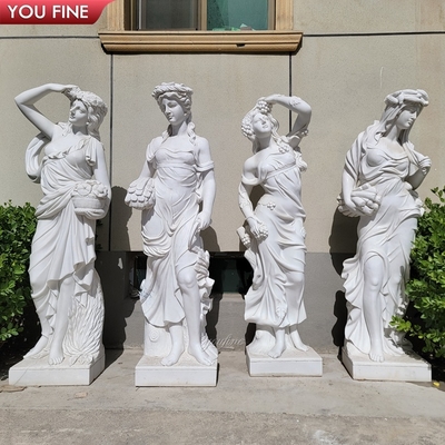 Decor Marble Four Season Custom Realsize Human Figure Sculpture