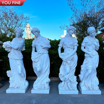 Decor Marble Four Season Custom Realsize Human Figure Sculpture