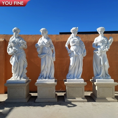 Decor Marble Four Season Custom Realsize Human Figure Sculpture