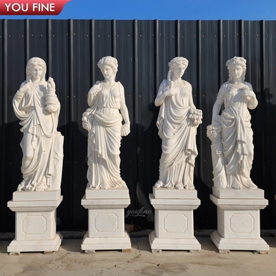 Life Size Home Decoration Marble Four Season Sculpture Human Figure Statue for Sale