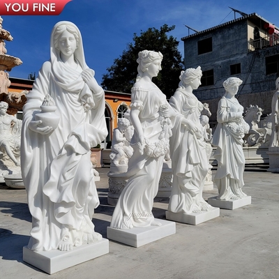 Life Size Garden Decor 4 Seasons Marble Statues for Sale