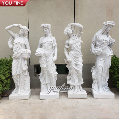 Life Size Garden Decor 4 Seasons Marble Statues for Sale
