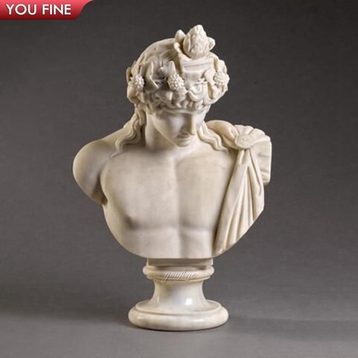 Custom Marble David Bust Sculpture Western Design Style Statue