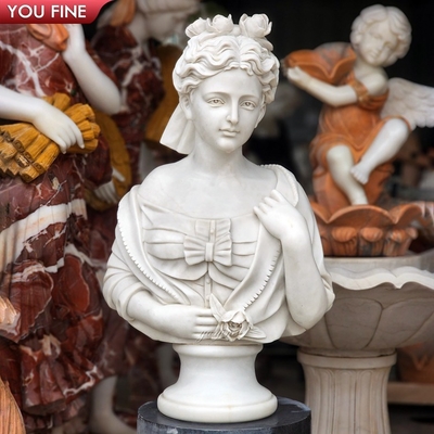 Manor Ornament Custom Antique Famous Marble Figure Bust Statue