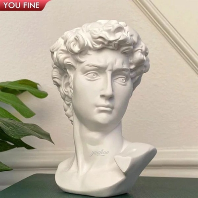 Hand Carved Decorative Natural White Marble Stone Beethoven Bust Sculpture