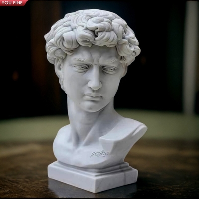 Custom Design Classic Marble Sculpture Bust for Pedestal