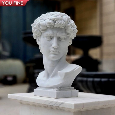 Custom Design Classic Marble Sculpture Bust for Pedestal